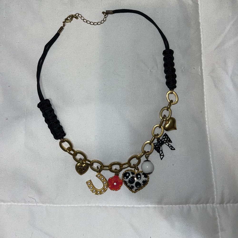 Betsey Johnson Charm Necklace